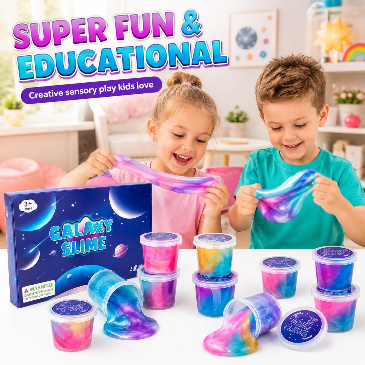 25 Pack Mini Galaxy Slime,Party Favors Slime, Stretchy Slime Kit for Classroom Prizes, Advent Calendar 2024, Goodie Bag Stuffers for Kids Boys Girls 6-12,Goodie Bags Stuffers for Kids.