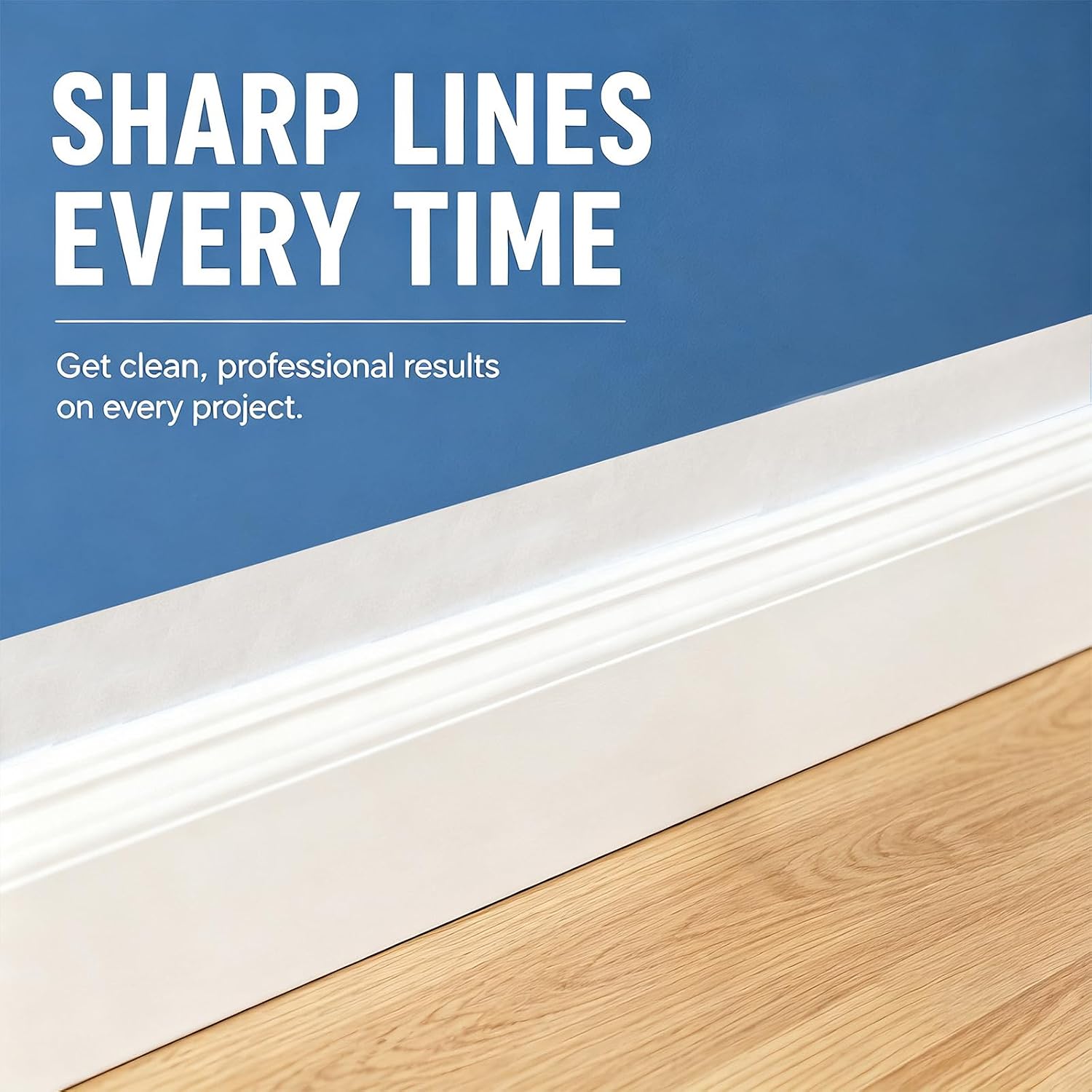 White Painters Tape 2 Inch Wide, 2 Rolls Masking Tape 1.89 Inch x 55 Yards – No Residue White Masking Tape for Wall Painting, DIY, Packaging & Multi-Surface Use