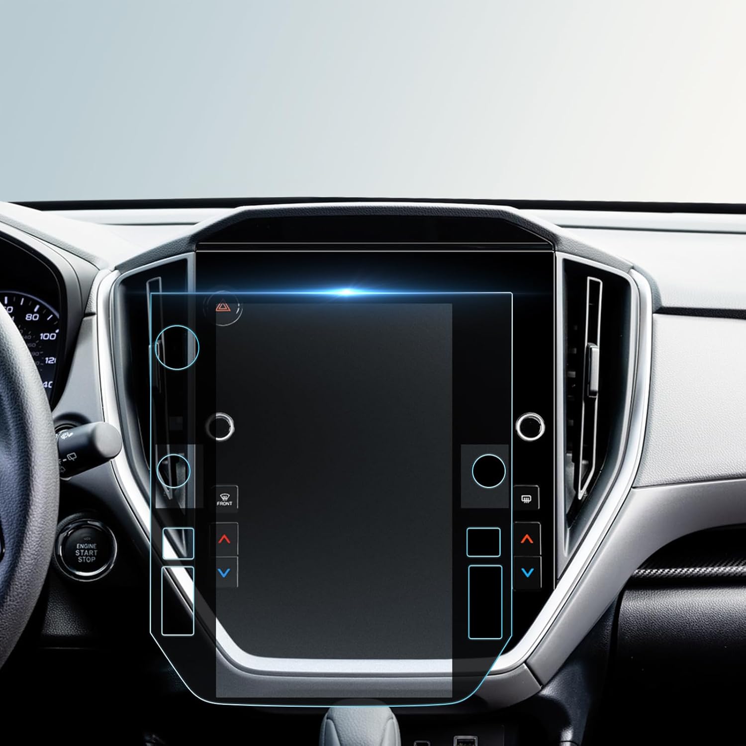 BIBIBO Upgraded Matte Anti-Glare for 2025 Subaru Crosstrek Screen Protector 2024 2025 2026 Subaru Crosstrek (Premium/Sport/Limited/Wilderness)/2026 Crosstrek Hybrid&2024 Subaru Impreza 11.6" Frosted Film [Tempered Glass Lessen Fingerprints] Subaru Crosstrek Accessories2024-2026