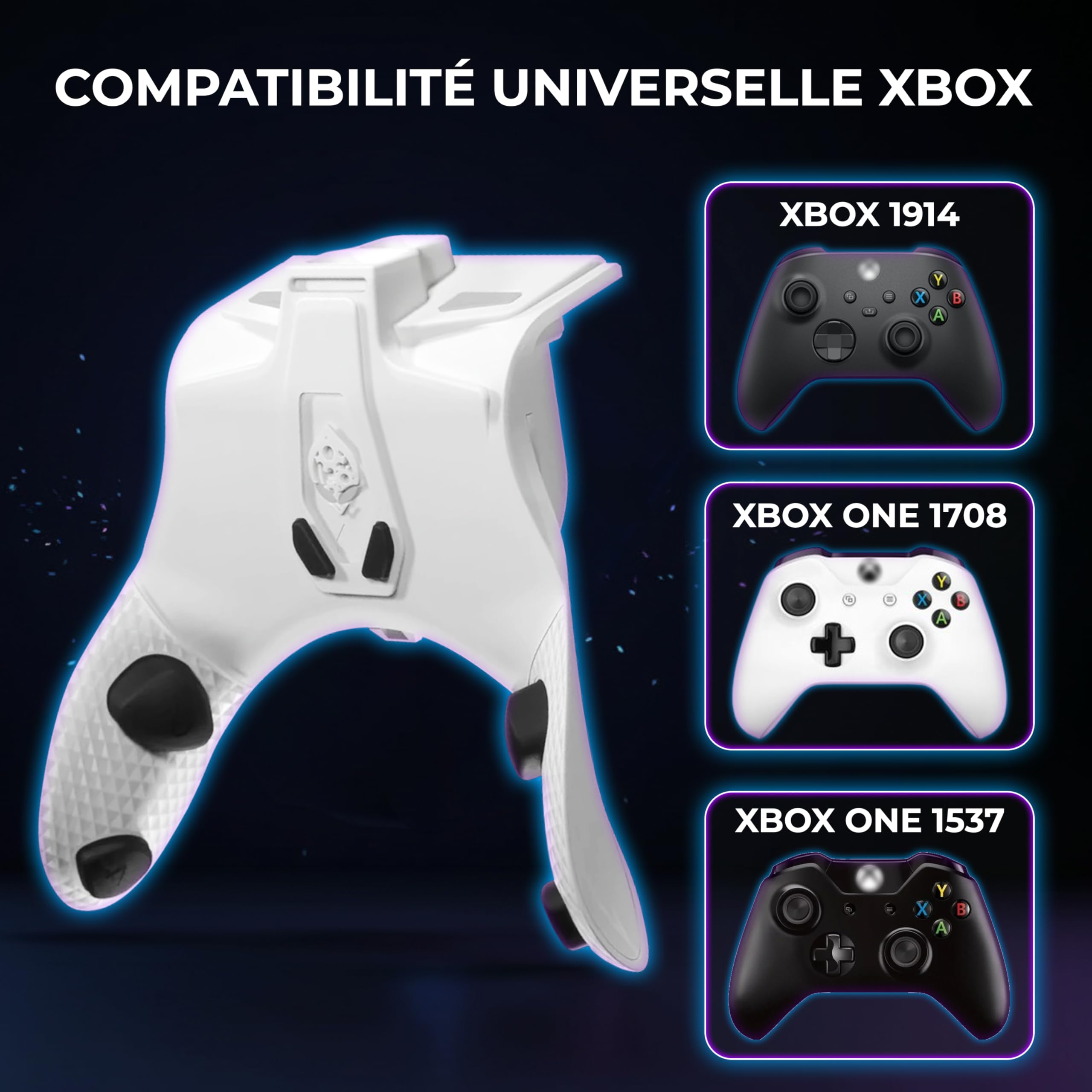 Collective Minds Strike Pack ‘Horizon’ – Kit MOD Filaire pour Manette Xbox | 4 Boutons Arrière Programmables | Accessoire Gaming App-Connecté pour Joueurs Pro | Compatible Xbox Series X|S et Xbox One