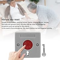 Vista 2 de Pánico pero tonelada para equipos de emergencia ABS de larga duración para hogares de ancianos, bancos, evitar robos de emergencia, pero toneladas