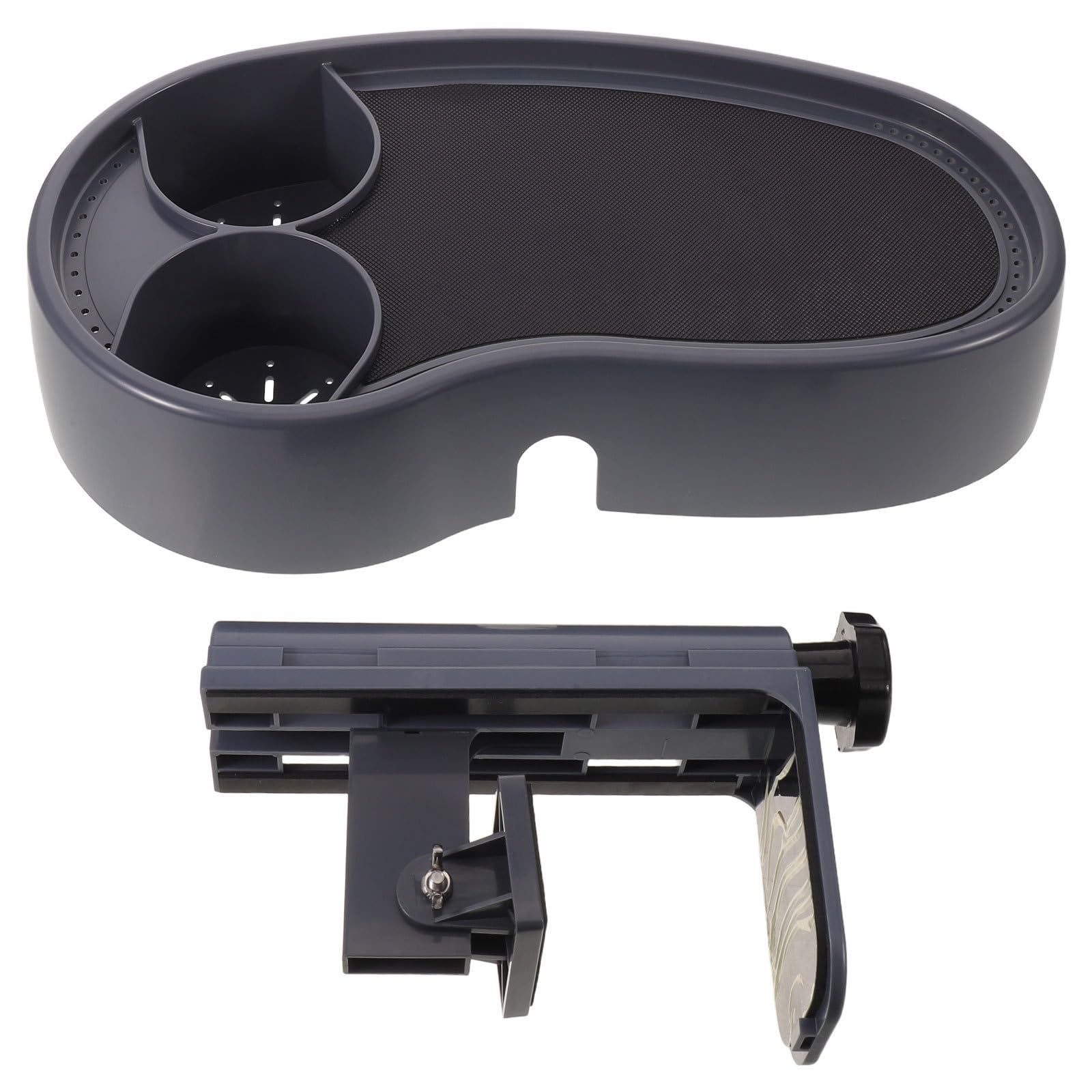 Kisangel Bandeja Ajustable para Bañera con Soporte Antideslizante para Dos Tazas, Material Plástico, Adecuado para Fiestas en Casa y Sesiones de Hidroterapia