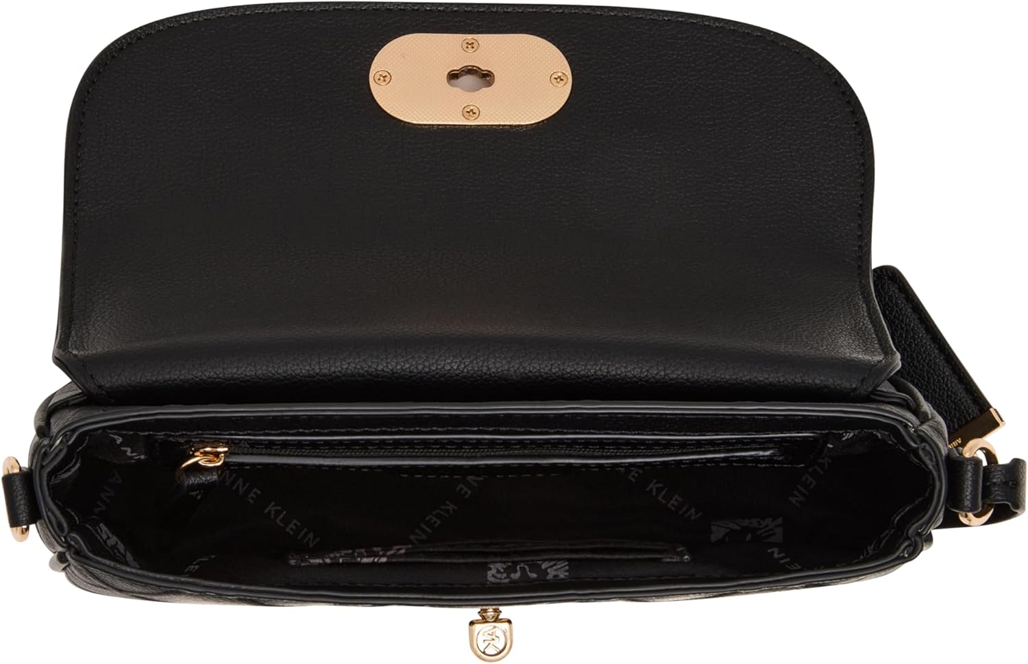 ANNE KLEIN WOMEN'S EMBOSS SADDLE WITH VARIGATED CHAIN STRAP