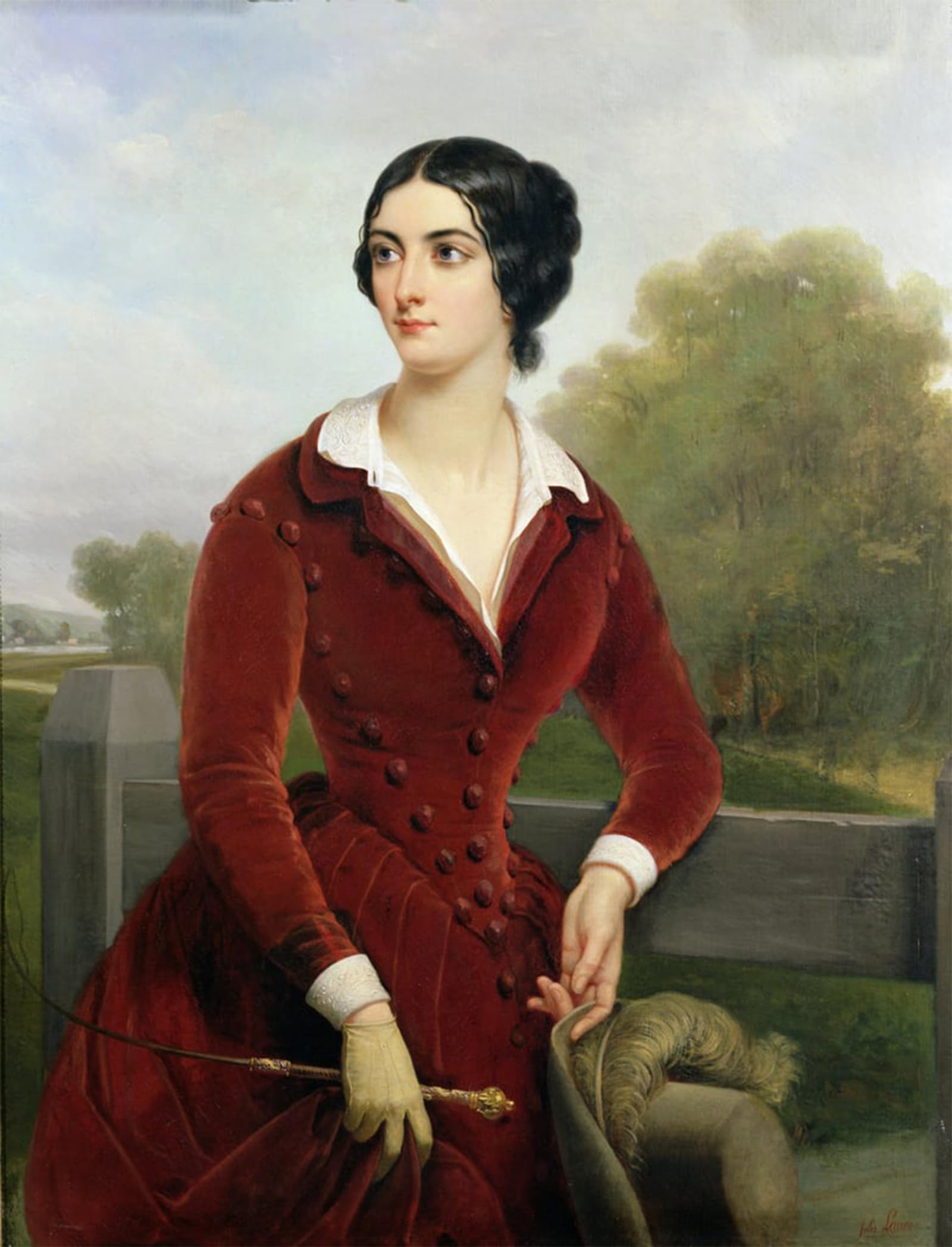 ARTXLXXBN Famous Print Painting Colorful Art Print Eliza Gilbert by Jules Augustin Laurens Canvas Art Decorations for Home Decor 60x90cm