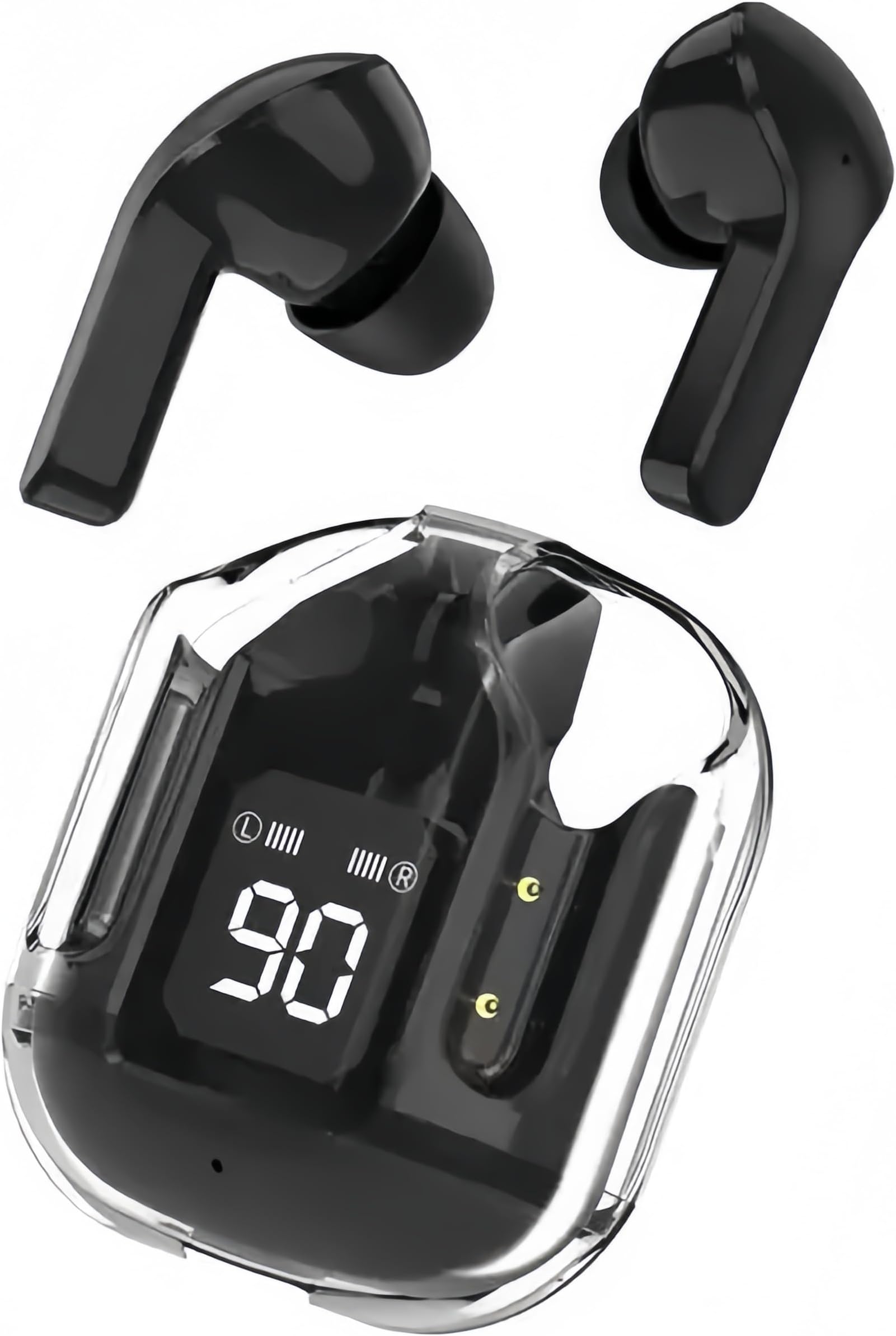 GENERIC Ultrapods Max Bluetooth Earphones With Mic TWS Premium Quality ENC: Intelligent Communication Headphones Latest 5.3 Bluetooth | Unique Eragonic Design | Lightweight |