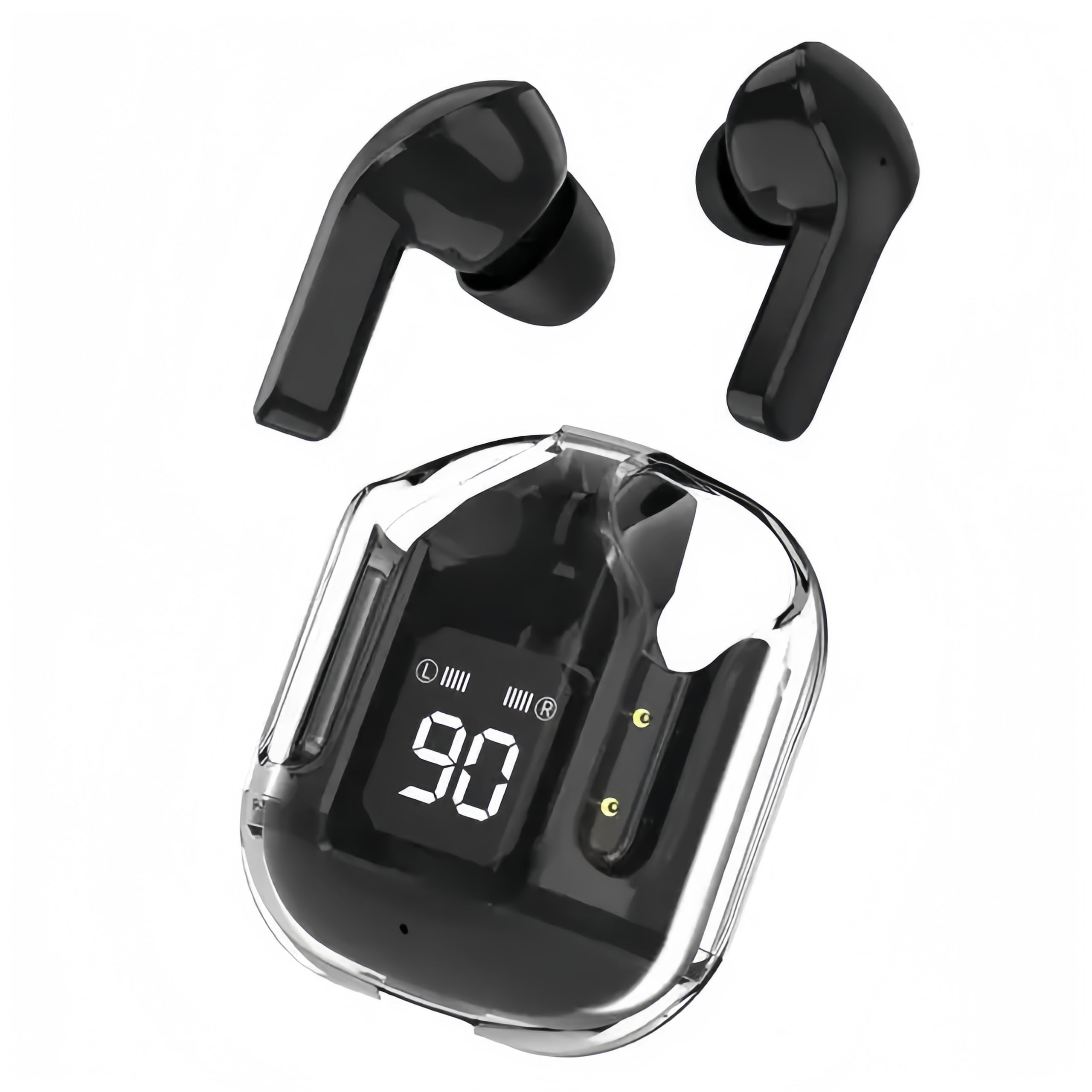 GENERIC Ultrapods Max Bluetooth Earphones With Mic TWS Premium Quality ENC: Intelligent Communication Headphones Latest 5.3 Bluetooth | Unique Eragonic Design | Lightweight |