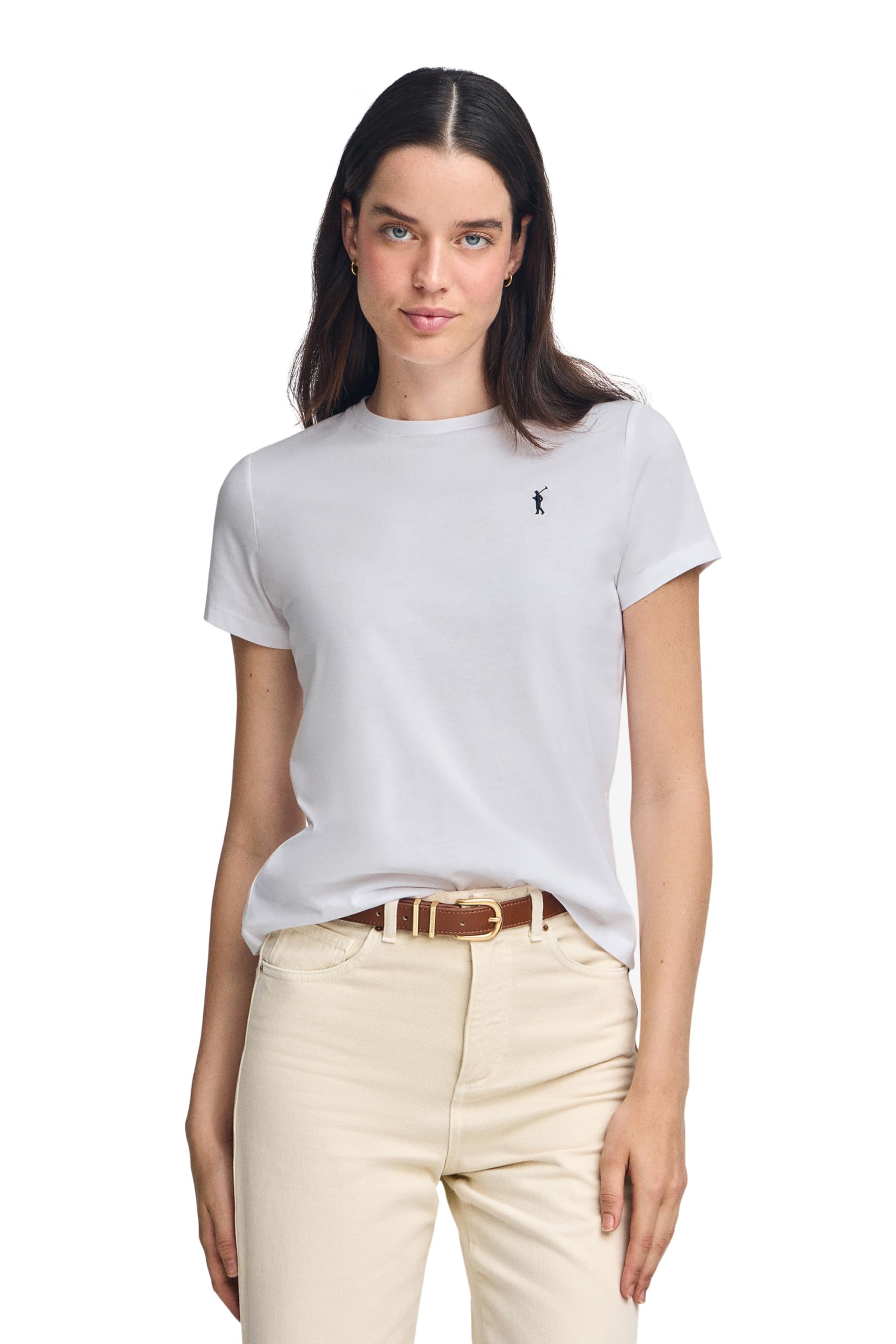 Polo Club Pack 3 Camisetas Mujer 100% Algodón Manga Corta - Verano T-Shirt