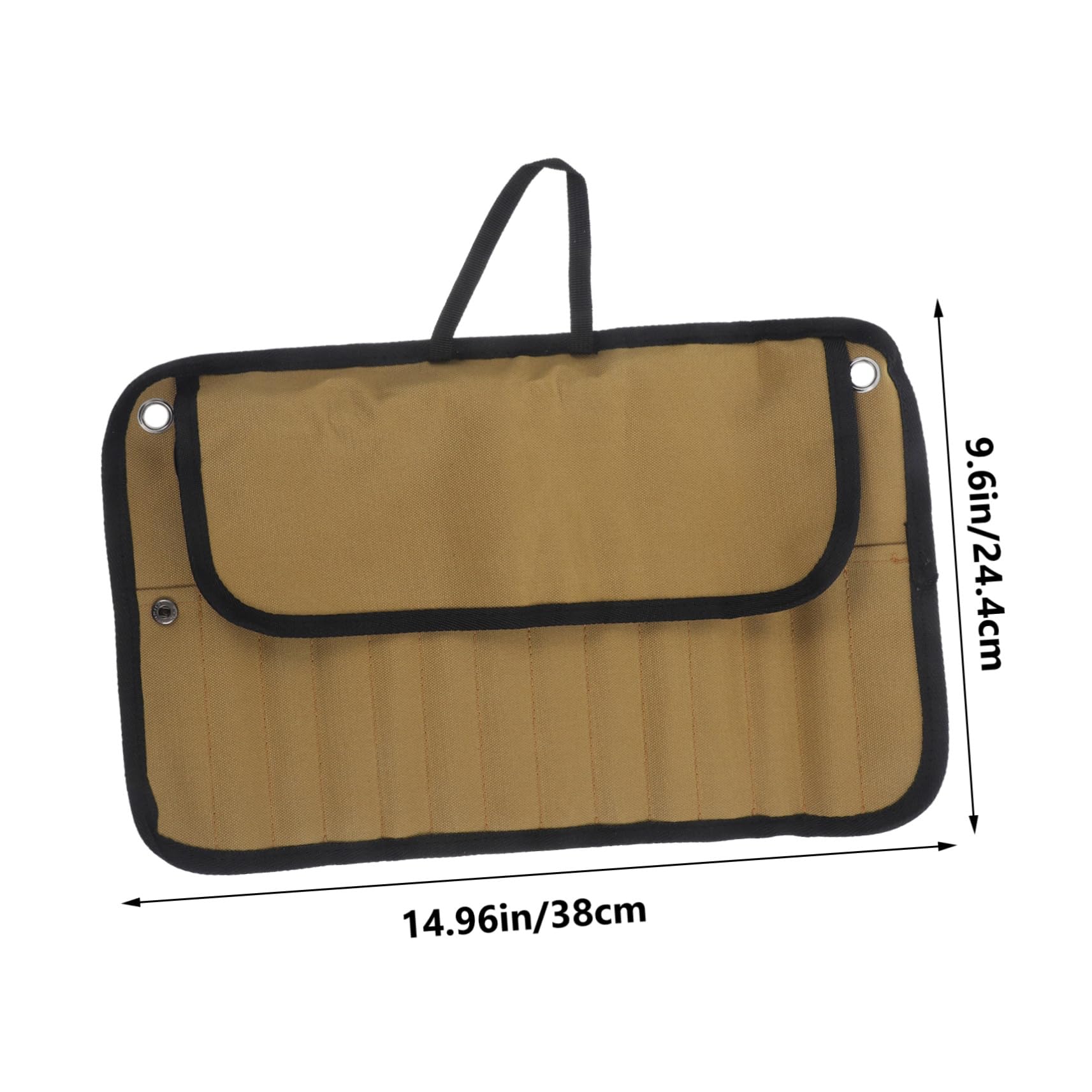 Set de Couverts de Camping 1 Lot en Acier Inoxydable Argenté | Pochette en Nylon, Format Compact, Facile à Transporter Nettoyer, pour Pique-niques Cuisine