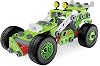 MECCANO Junior, 3-in-1 Deluxe Pull-Back Buggy STEAM Model Building Kit, for Kids Aged 5 and Up