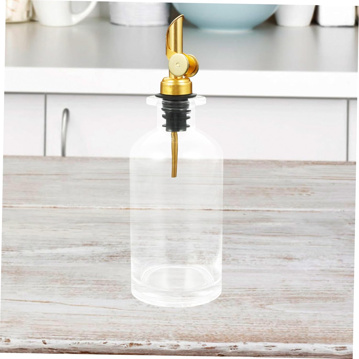 KICHOUSE Glass Oil Dispenser Bottle Olive Oil Sprayer Kitchen Bottle Modern Design Simple Appearance Suitable for Multiple Uses