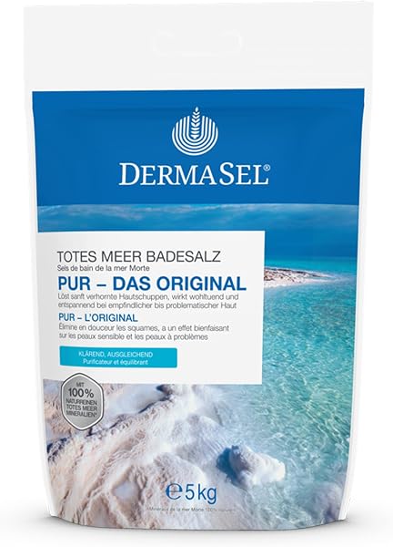 DermaSel Aqua Totes Meer Badesalz Pur 5kg