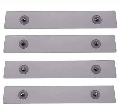 evron Self-Adhesive Stickers Corner Mounting Shelf,Set of 4 (Clear Tapes, Shelf not Included)