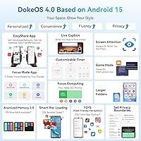 Vista 8 de Blackview WAVE 8 teléfonos desbloqueados, Android 15 Smartphones 24GB+256GB/2TB, 4G Octa-Core, 13MP+8MP AI Camera 5000mAh/10W Teléfono celular, 6.56