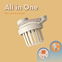 Vista 3 de Paradise Botella Batidora de 24 oz, Batidora de Proteínas de Acero Inoxidable Aislada, Apta para Lavavajillas, con Cepillo de Tapa y Funda Joshua