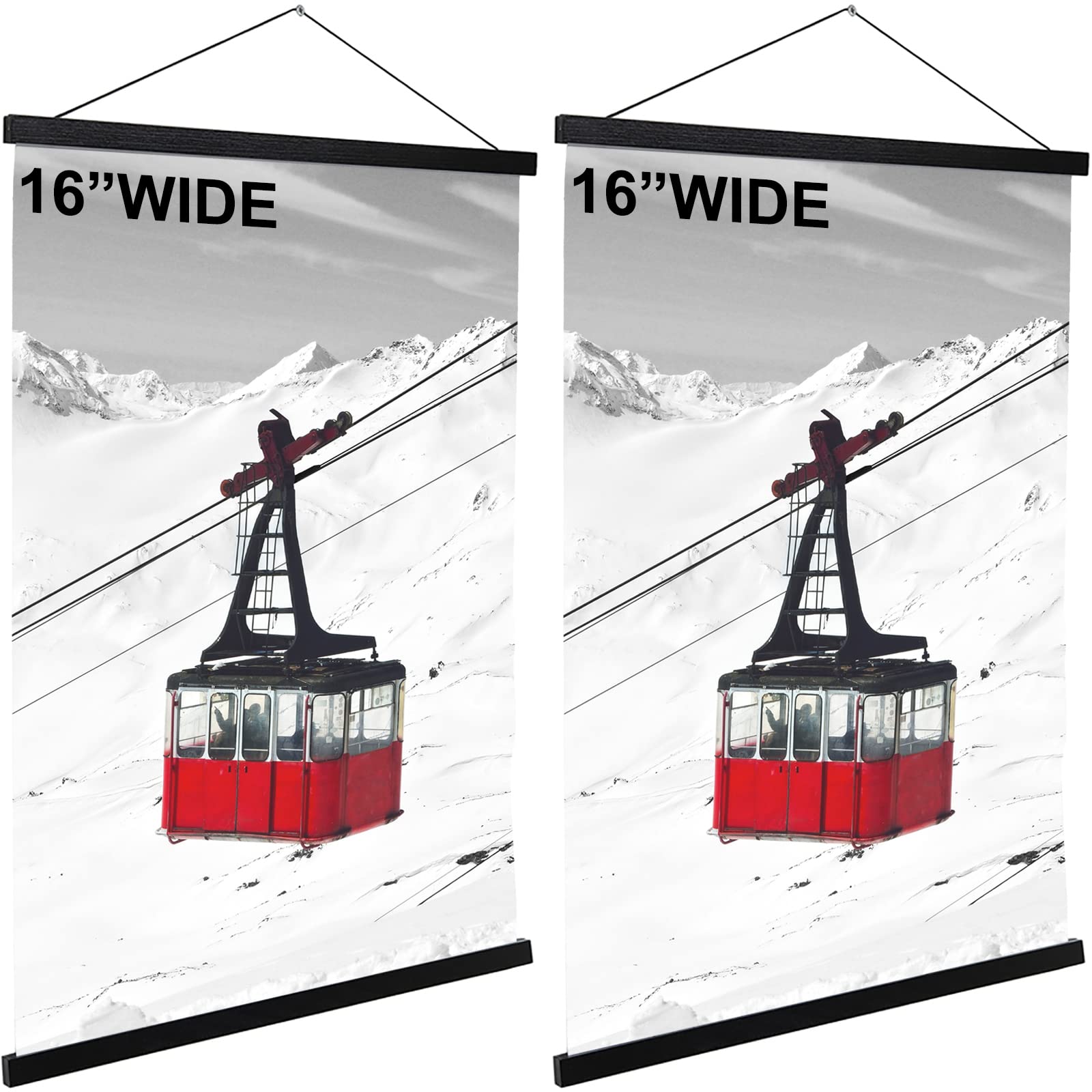 Cintre magnétique pour affiche pour suspendre facilement vos cadres de posters 40 cm