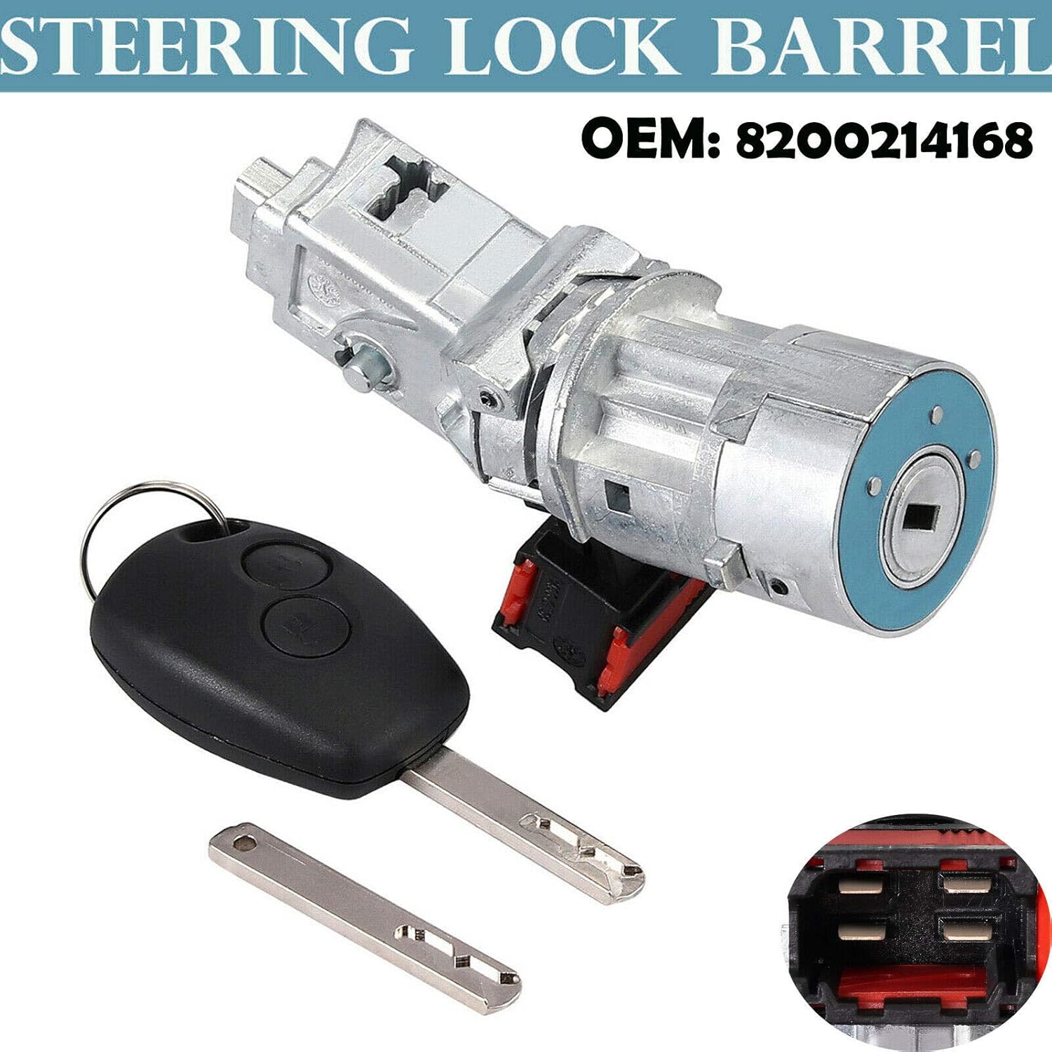 New Ignition Switch Lock Barrel Cylinder for Renault Clio MK III 05-8200214168