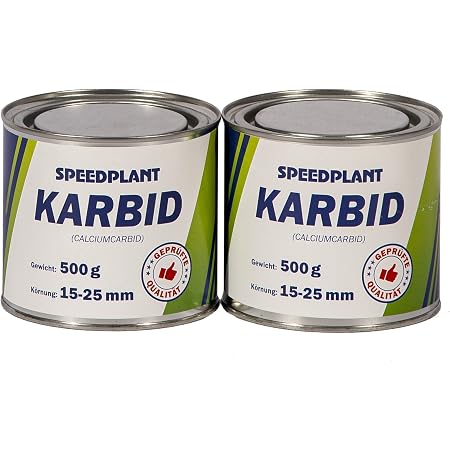 SPEEDPLANT Karbid 1,5 Kg – 3x 500g Dosen, Körnun Produktbild-Vorschau 2