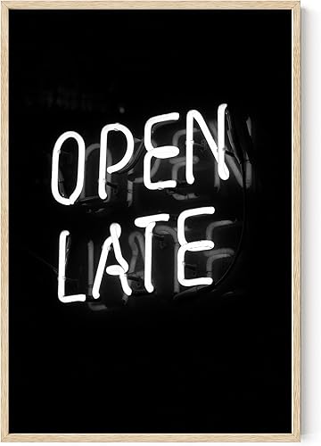 Miniatura 24 de Haus and Hues Póster de goma negra de David Michelangelo – Imágenes para decoración de pared de dormitorio, imágenes estéticas negras estéticas