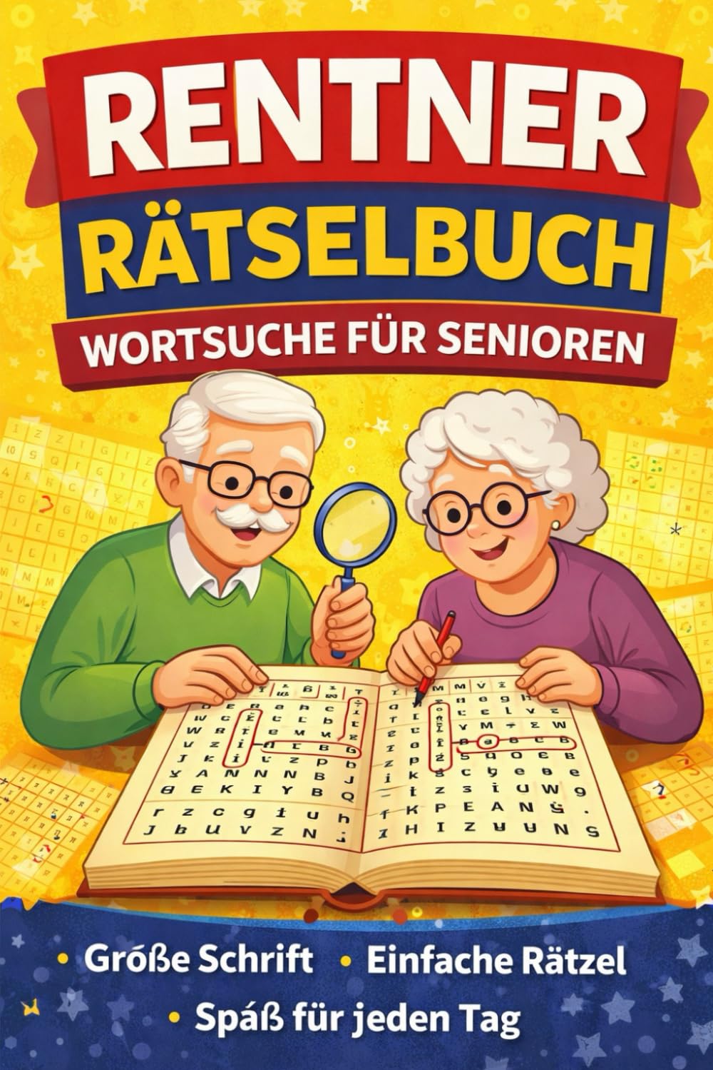 Rentner Rätselbuch: Wortsuche für Senioren