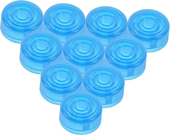 SUPVOX 10pcs Guitar Effects Pedal Footswitch Topper Protection Caps Light Blue Plastic Foot Switch Nobs for Guitar Effect Pedals