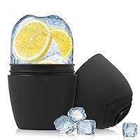 Vista 1 de Masajeador facial de silicona con rodillo de hielo, ilumina la piel, reduce la hinchazón, rodillo de hielo reutilizable para cara y ojos, congelador