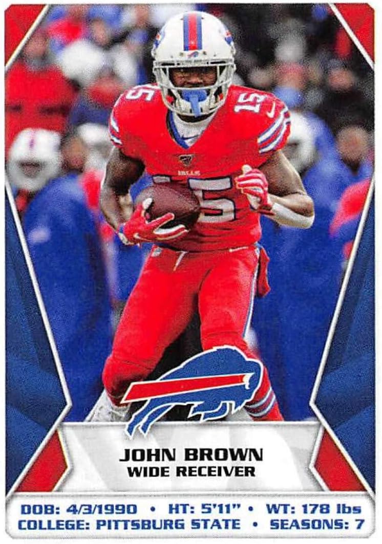 2020 Panini NFL Stickers Football 43 John Brown Buffalo