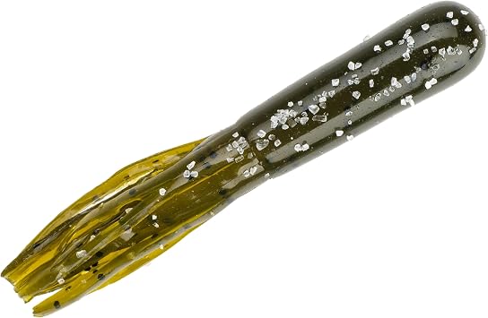 Strike King Bitsy Tube 2.75 Soft Bait Fishing Lure, 2.75", Heavily Salt-Impregnated