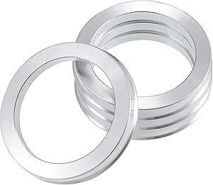 4pz OD 76mm A ID 57.1mm Lega Alluminio Automobile Auto Mozzo