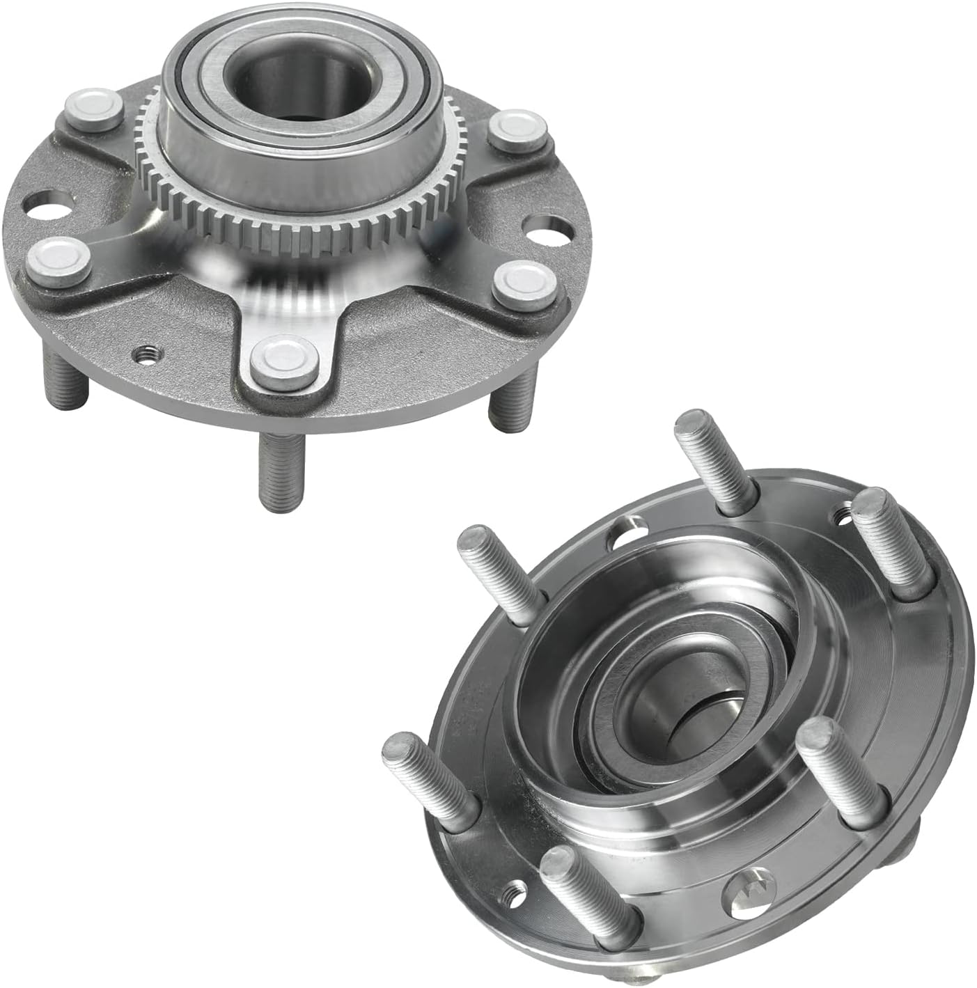 Detroit Axle - 4pc Front Rear Wheel Bearing and Hubs Assembly with 6-Lug for Hyundai Entourage 2007 2008 & Kia Sedona 2006-2014