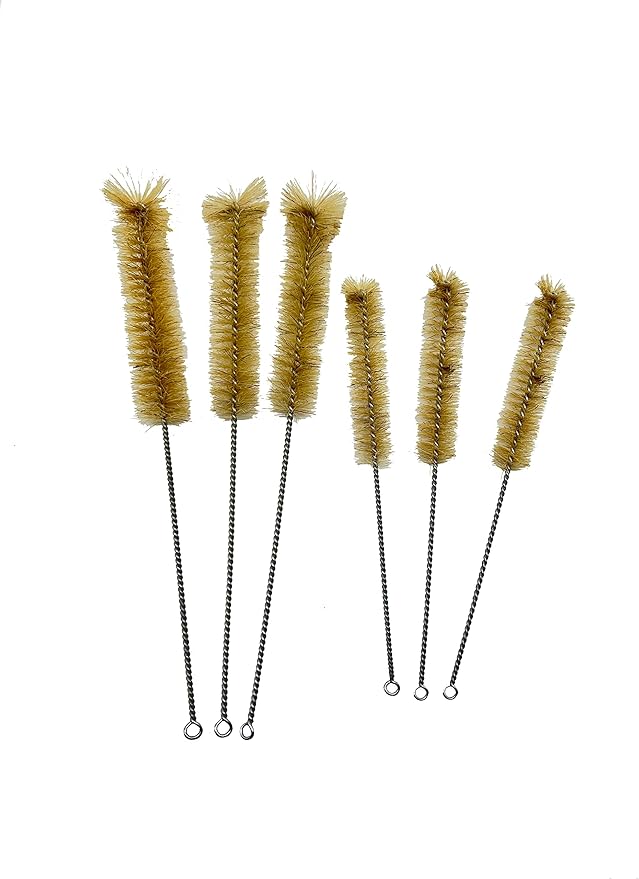 Bottle Cleaning Brush with Bristled Heads,6 Pieces Cleaning