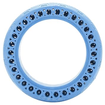 Electric Scooter Hollow Solid Explosion Proof Tire, High Strength Excellent Electric Scooter Hollow Solid Tyre for M365 Electric Scooter(Blue)