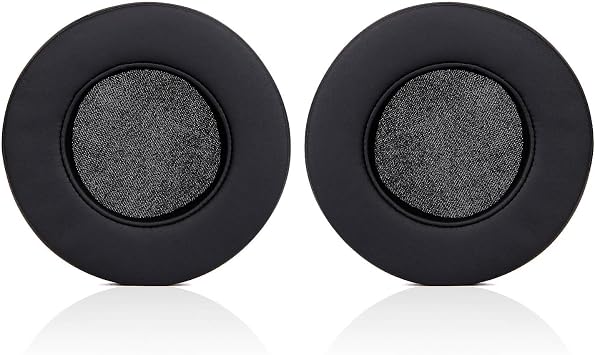 ManOWar Earpads, JECOBB Replacement Memory Foam Ear Cushion Kit Pad Cover with Protein Leather & Memory Foam for Razer ManOWar Headphone ONLY Black