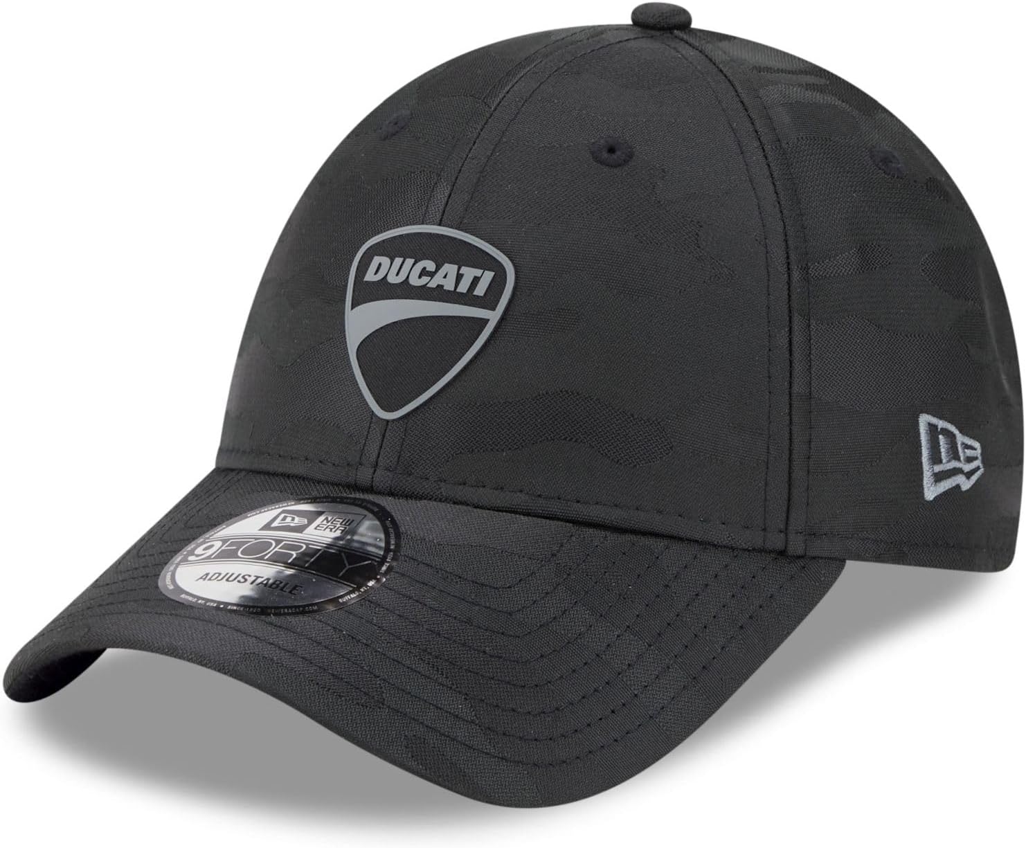New Era 9Forty Strapback Cap - DUCATY Motors Dark camo, Black, One Size