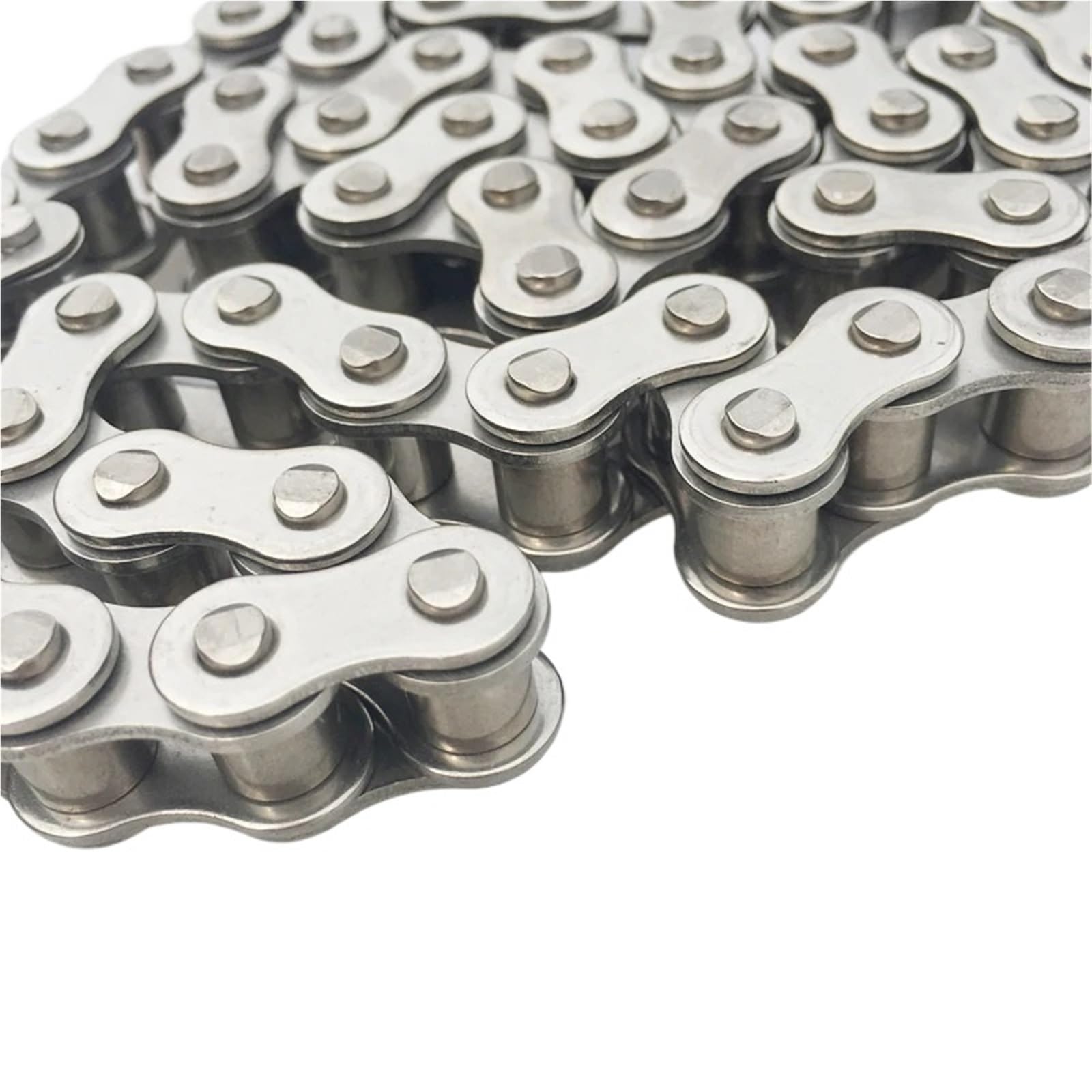 Rollenkette Aus Kohlenstoffstahl Kurze Teilung Rollenkette Industrielle Übertragungskette 304 Edelstahl 1/4"25H04C 05B RS35 06C 06B3/8" RS40 08A 08B1/2"(06C-RS35-1.5M)