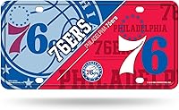 Vista 15 de Rico Industries Etiqueta de metal de baloncesto de la NBA de 6 x 12 pulgadas, ideal para camiones/coches/SUV