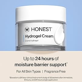 Honest Beauty Refill Pod for Full Size Hydrogel Cream | Lightweight, Moisturizing Water Cream | Gentle for Sensitive Skin, Fragrance Free, Vegan | 1.7 fl oz
