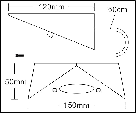 Trango Trango 4 x 4,8 Watt 3000 K Warm Wit 6739-42 Keuken Onderkast Verlichting met LED Module Inbouwspot Roestvrijstalen Schakelaar Meubelverlichting photo 2
