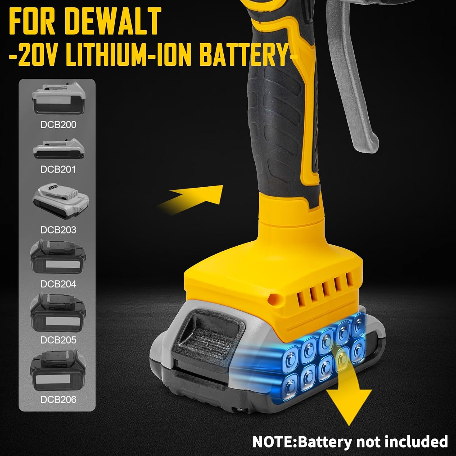 Cordless Tile Vibration Leveling Machine,for Dewalt 20V Max Battery,Portable Tiler Vibrator Tool with 8 Adjustable Speed,Suction Cup,Digital Display for Floor,Tile(Battery Not Included) Gift for Men