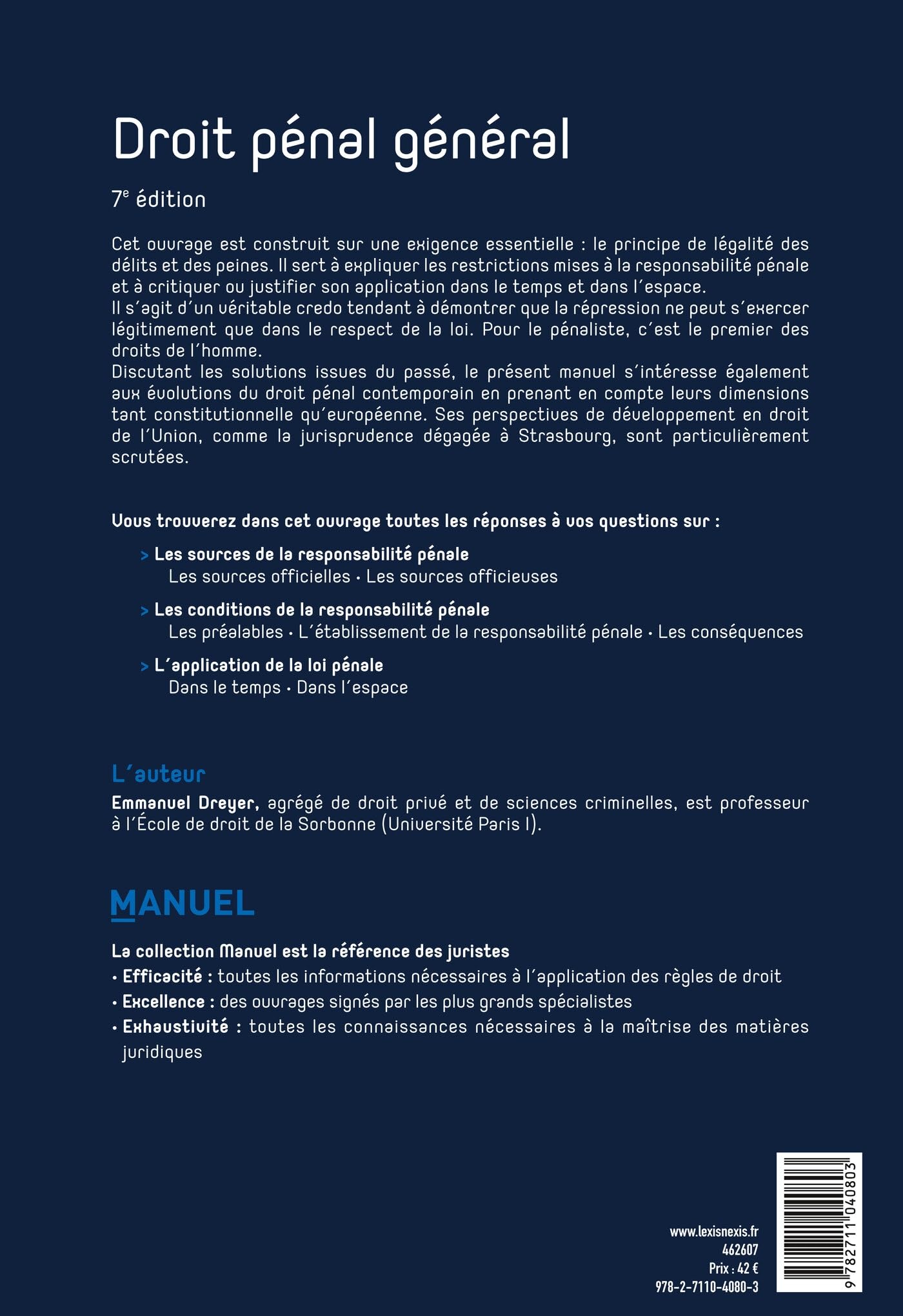 Droit pénal général