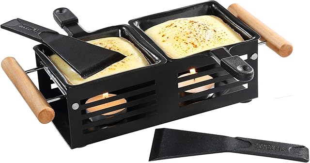 Cilio 174007 Cheese Party Raclette KP0000174007, Wood, black