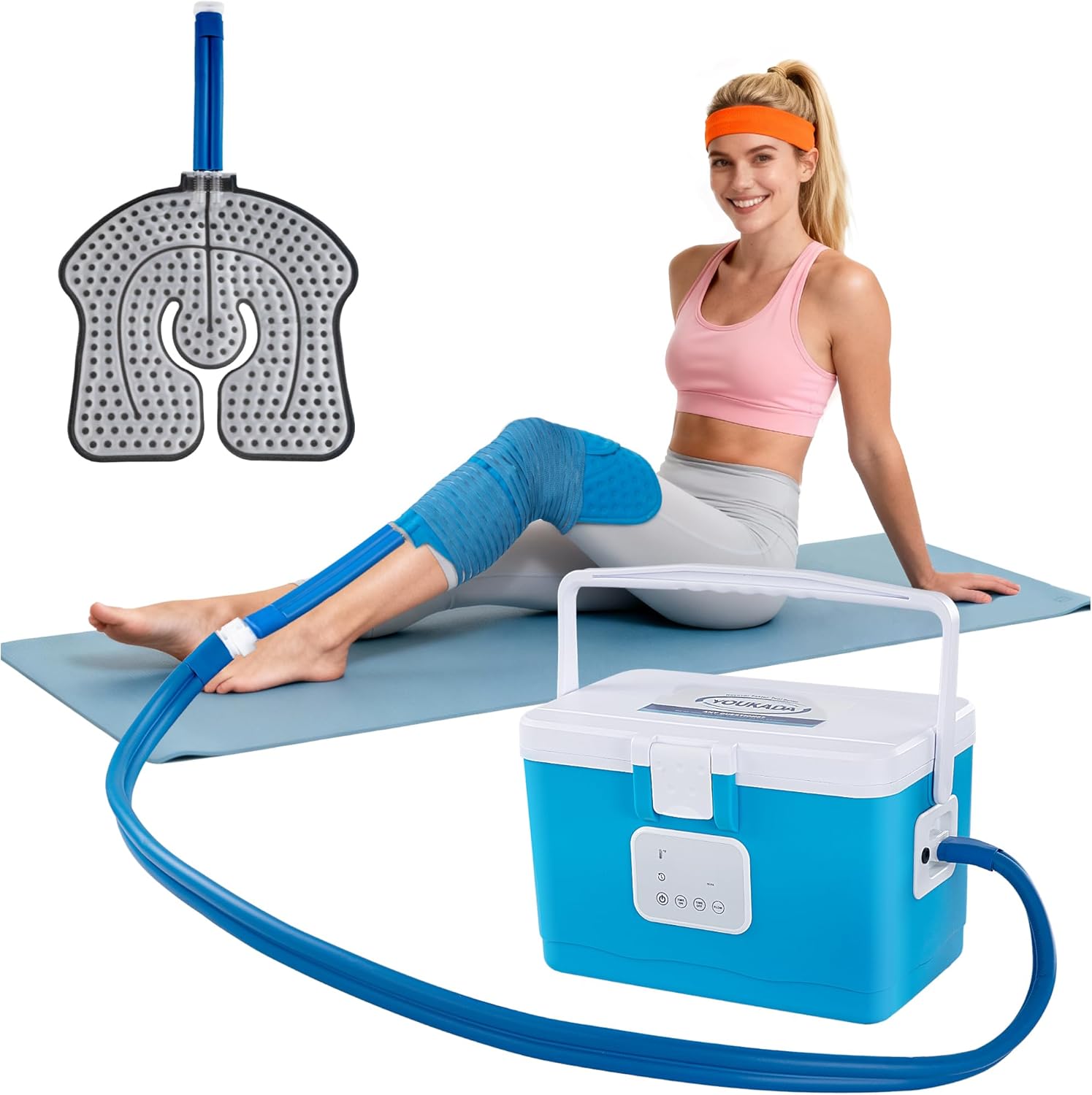 Cold Therapy Machine for Post-Surgery & Sports Injuries, Ice Machine for Knee After Surgery with Digital Control, Ideal for Knee, Shoulder, Back Pain Relief