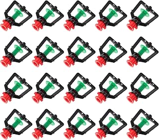 DOITOOL 20 Pcs ??o Rotativa Sprinkler Heads Garden Mangueira Sprinkler 360 Rotating Grama Sprinkler para Jardim Sprinkler de água Plástico para Adorjos de Suprimentos Irrigador Rotativo