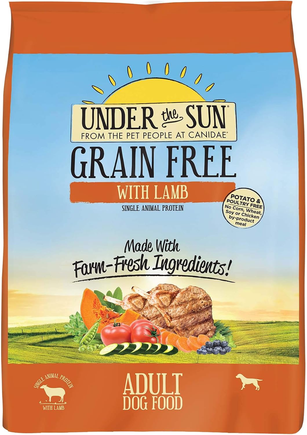 Canidae Under The Sun Grain Free Dog Food - Lambs - 25 Lbs