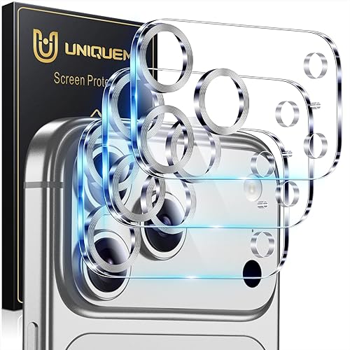 Miniatura 188 de UniqueMe [Paquete de 3 protectores de lente de cámara compatibles con iPhone 14 Pro Max/iPhone 14 Pro, vidrio templado, [compatible con fundas]