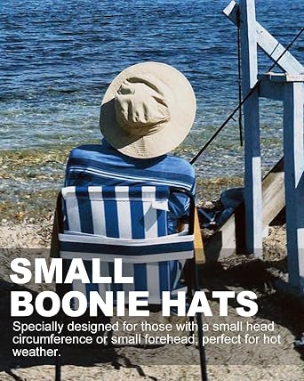 Zylioo XXL Boonie Sun Hat for Big Heads, UPF50+ Fishing Hiking Hat