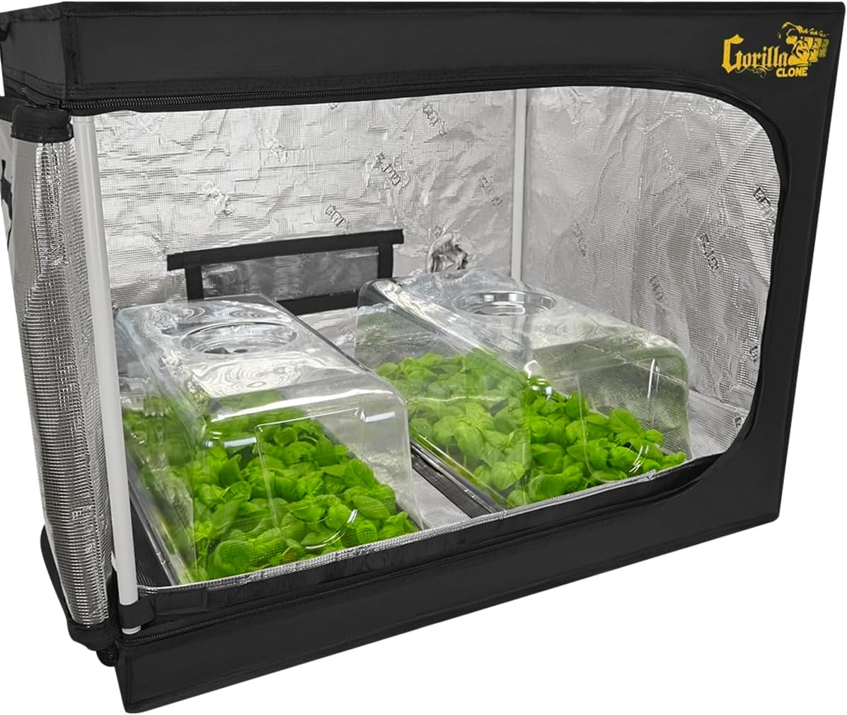 Gorilla Clone Tent for Indoor Plant Growing | Mini Hydroponics Grow Tent with Reflective Canvas