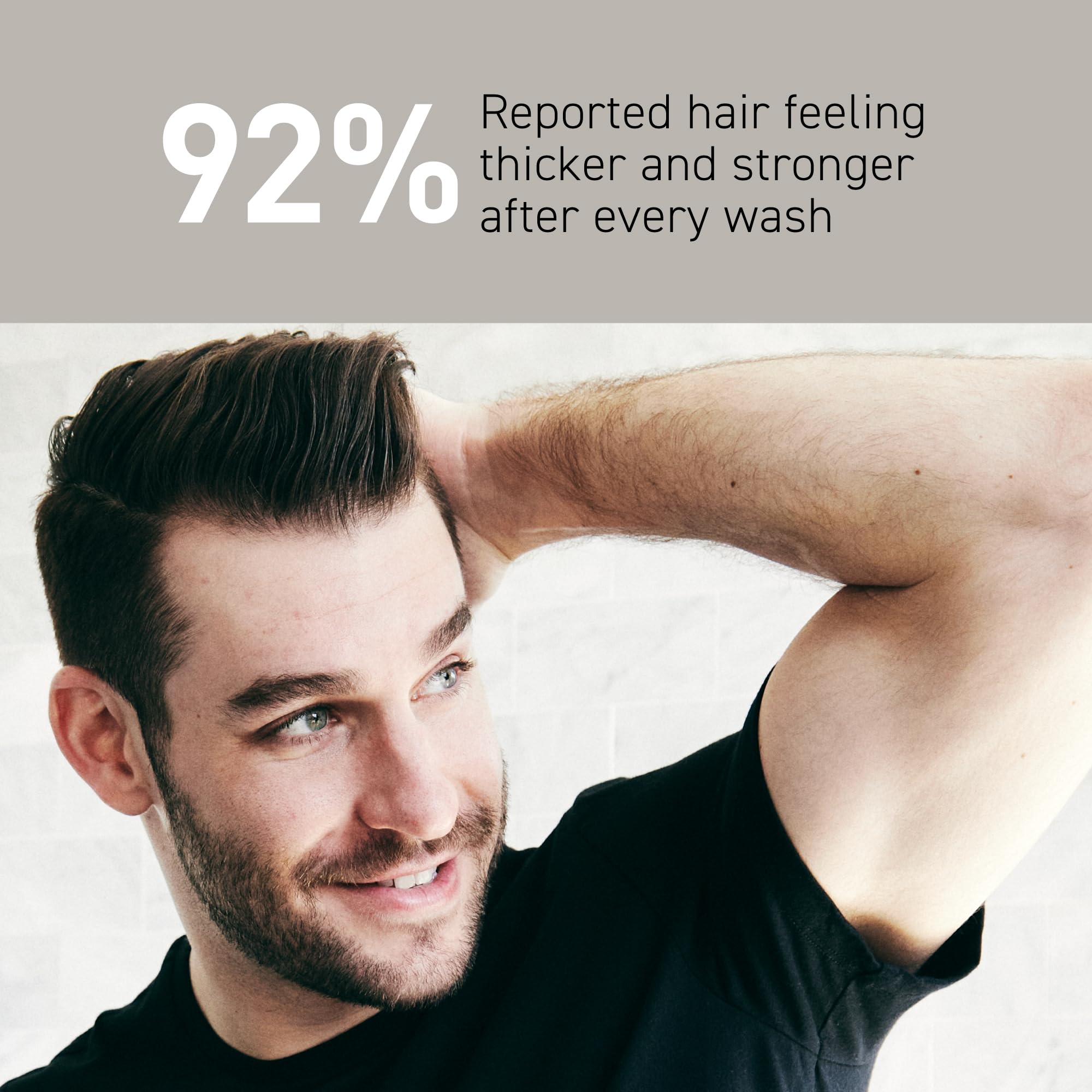 Brickell Men’s Daily Revitalizing Hair Care Routine - Shampoo mit Minze und Teebaumöl und Stärkender und Volumenspendender Conditioner - Natürlich und Organisch