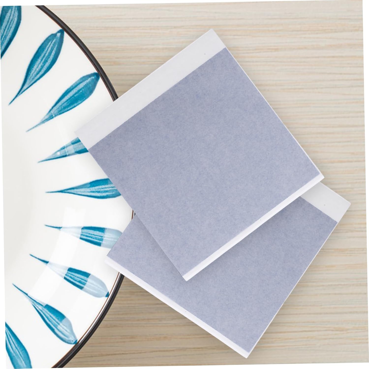 Blue Imitation Gold Leaf Sheets for Crafts Decoration 50pcs 8x8.5cm