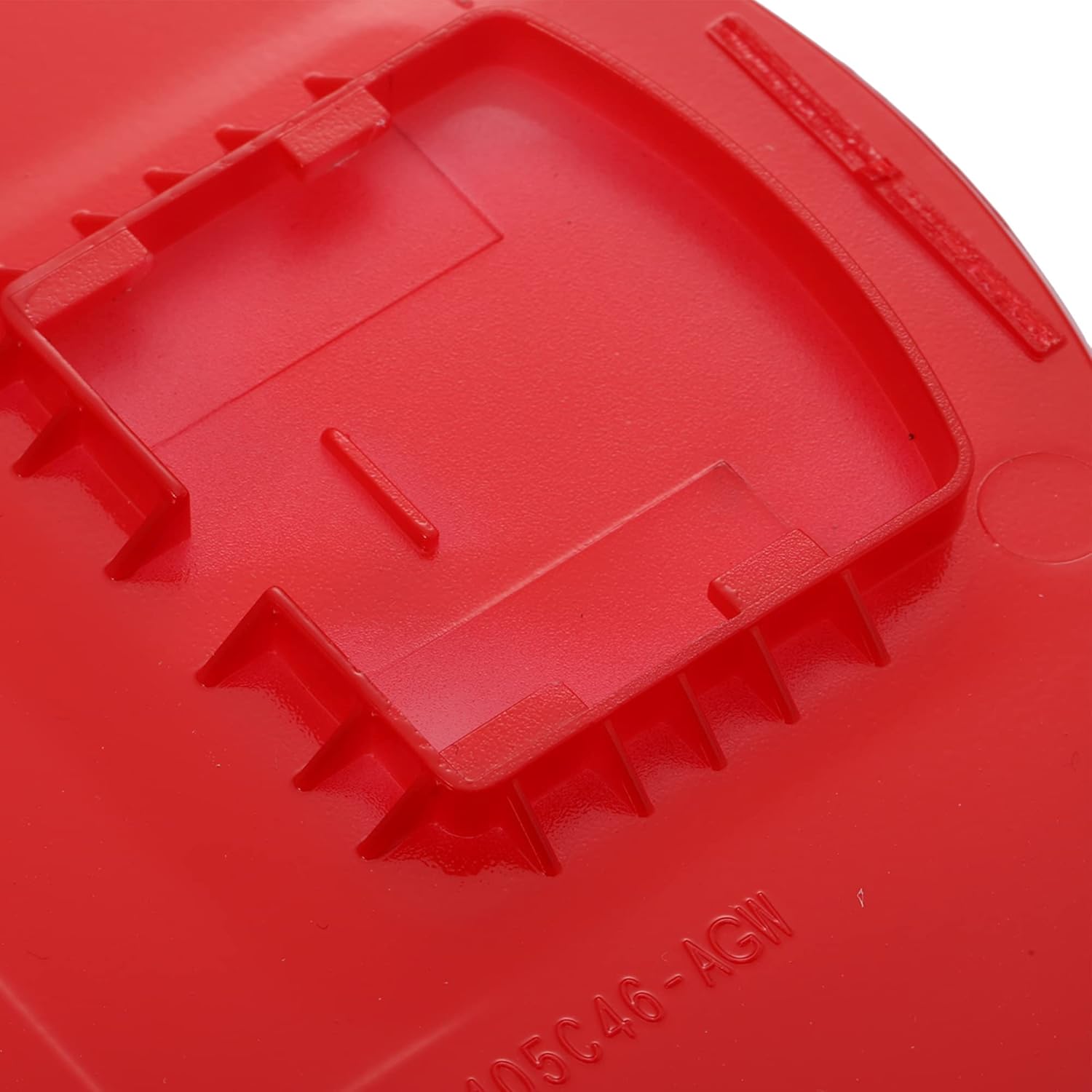 X AUTOHAUX 4L3Z-99405A26-EAA Fuel Tank Cover Door Fuel Tank Cover Replacement Accessories for Ford F-150 2004-2008 for Lincoln Mark LT 2006-2008 Red