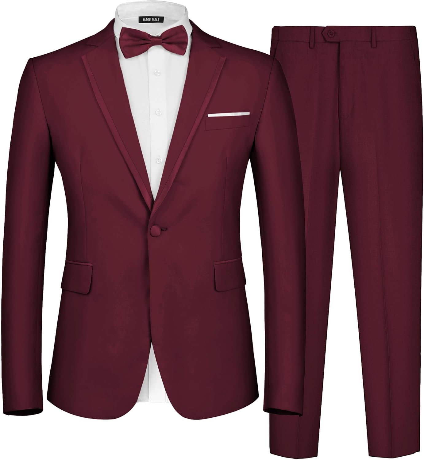 Wine Red-notch Lapel-2